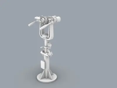 Big Eyes Binoculars Low-poly 3D model