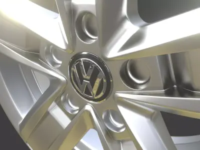 Wheel Volkswagen Original Transporter 3D model