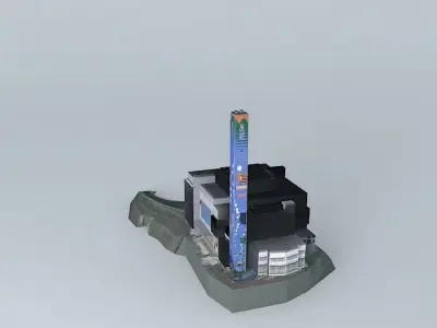 Pingtung Kanding waste incineration plants Free 3D model