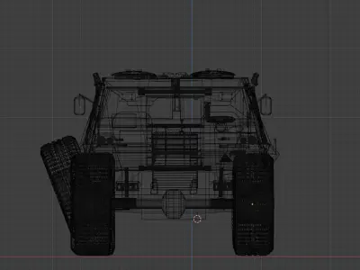 Fahd Egyptian armored vehicle 3D model