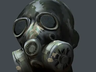 Helmet 3d model military combat Military Low-poly Low-poly Low-poly 3D model get