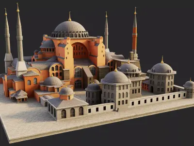 Hagia Sophia 3D model by marlene008