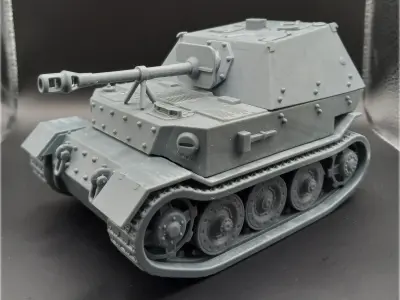 Ferdinand Toon Tank  3D print model 3D print model