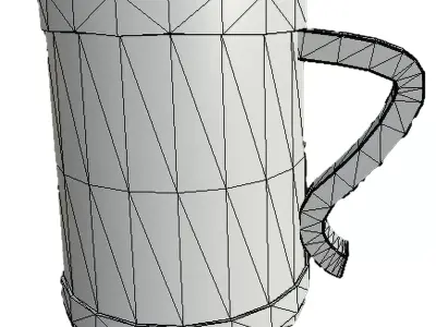 Medieval mug 3D model