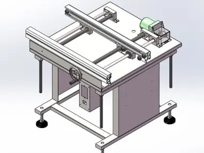 SMT Board Handling System for EMS SMart factory  Industry 40 Free 3D model