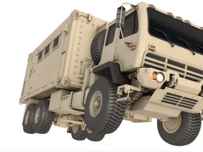 M1087 Expansible Van Truck 3D model