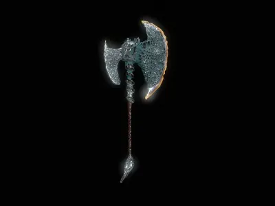 DarkFantasy sword Low-poly 3D model purchase
