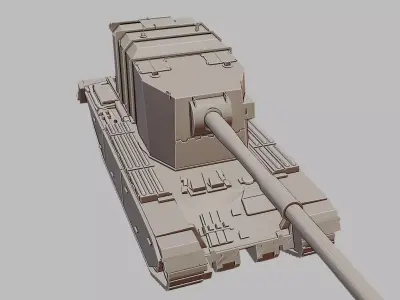 FV4005 Stage II Tank Destroyer 3D Printable Model 3D print model