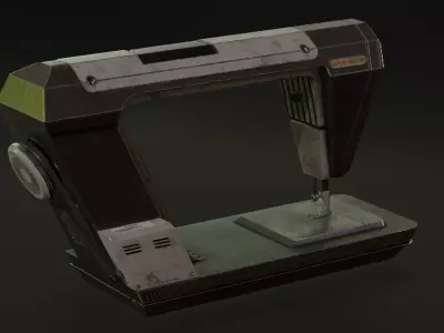 Sci fi Machine Free 3D model