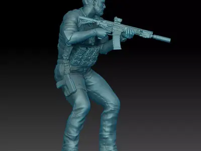 BLACK OPS SOLDIER 3D print model