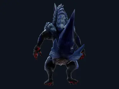 Monster Hunter Low-poly 3D model