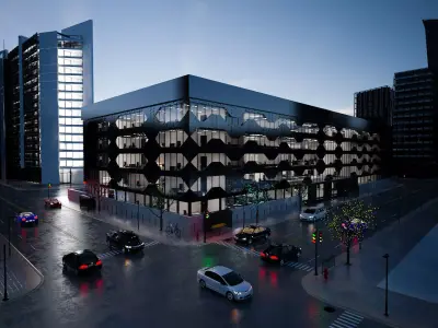 Modern Commercial office 3D model