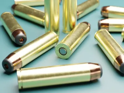 Old revolver style bullet 3D model