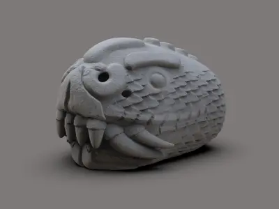 Azteca Serpents head 3D print model