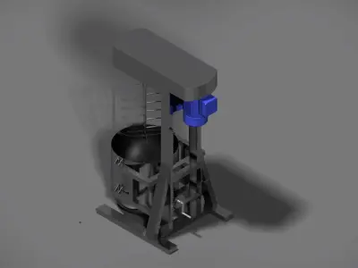 planetary mixer 3D model