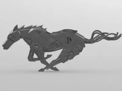 iron horse 3D model