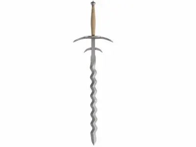 Flamberge 3D model