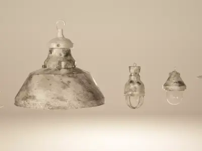 INDUSTRIAL LIGHTS wigan type 3D model