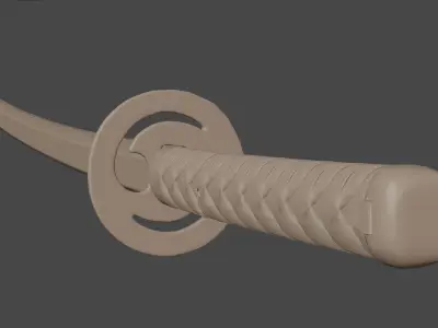 Katana - Dragonfly 3D model