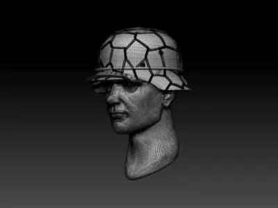 helmet 3D print model buy