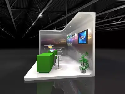 Exhibition - Area - 3X8-3DMAX2009-26 3D model