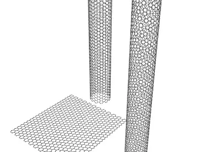 Carbon Nanotubes Free 3D model