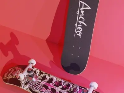 skate skateboard 3D model