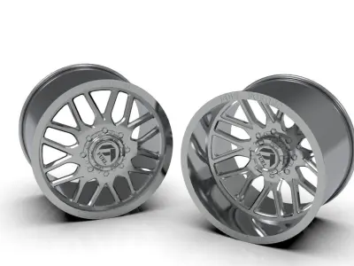 FUEL DUALLY WHEELS FF66D FRONT AND REAR 3D print model