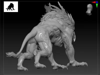 variation gripen beast  3D model