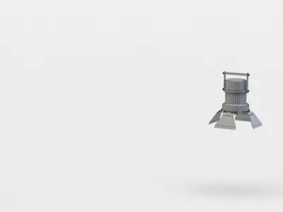 Lamp light bulb Low-poly 3D model