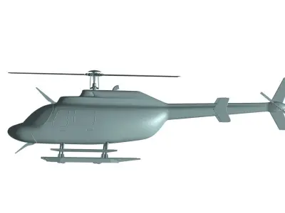 JetRanger III 3D model purchase