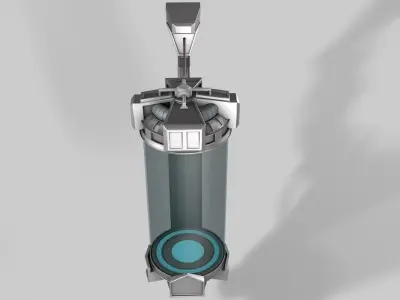 Sci-fi liquid container  3D model purchase