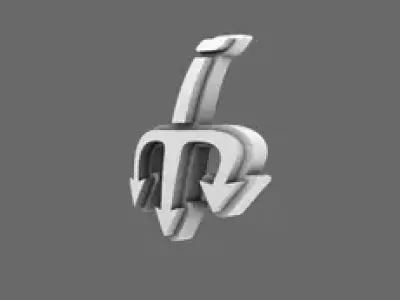 Star Tridents V10K Shoulder Symbols 3D print model