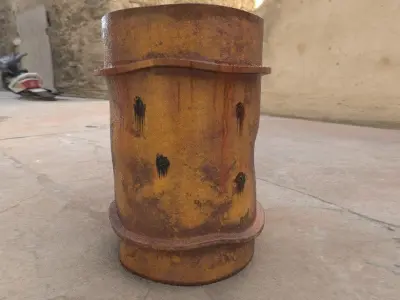Old dustbin 3D print model