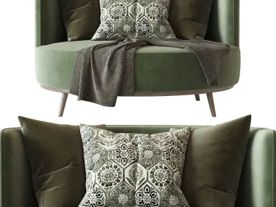 Malaquite Daybed 3D model