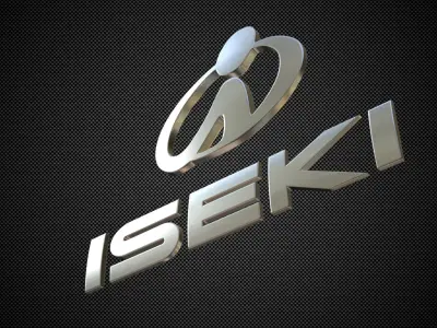 iseki logo 3D model