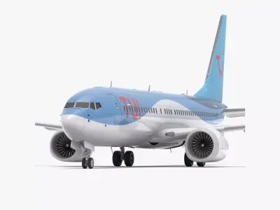 Boeing 737-800 MAX Tui Airlines 3D model