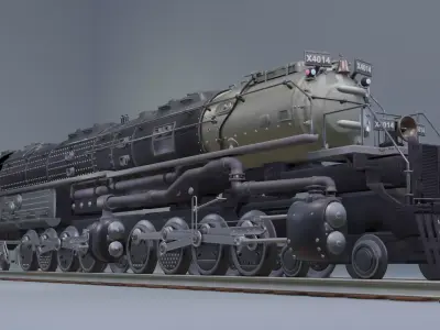 Union Pacific Big Boy number 4014 3D model
