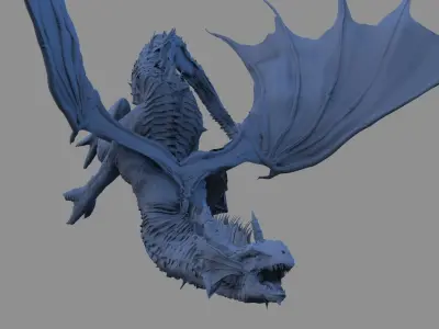 Dragon Diving 3D model