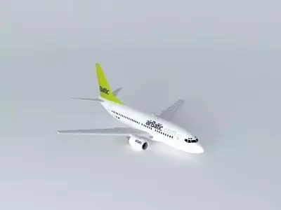 airBaltic Boeing 737 500 Free 3D model