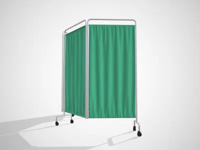 Modular Medical Screen 3d Model 3D model