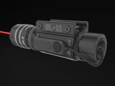 Tactical Laser Sight Type GL-11 3D model