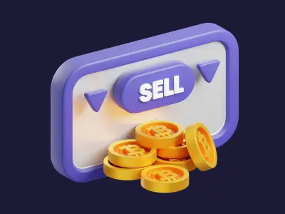 Cryptocurrency Trading 3D model
