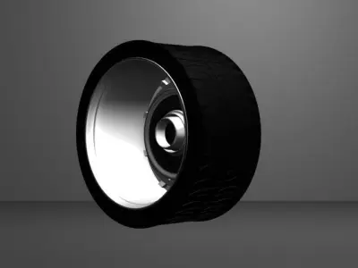 rims 1 wheel 3D model