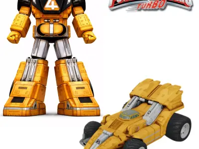Star Racer Rescuezord Power Rangers Turbo 3D print model