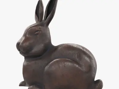 Rabbit Statue  3D model