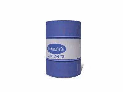 Oil Barrel Low-poly PBR Free low-poly 3D model