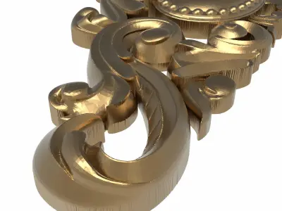  decorative pattern ready for 3D printing 3D model