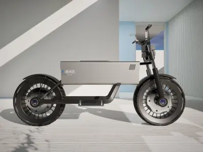 E-bike 3D model purchase