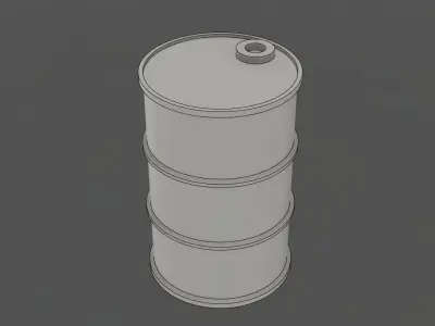 Oil Tank 3D print model